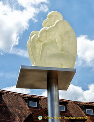 Sculpture at the Klosterbräu 